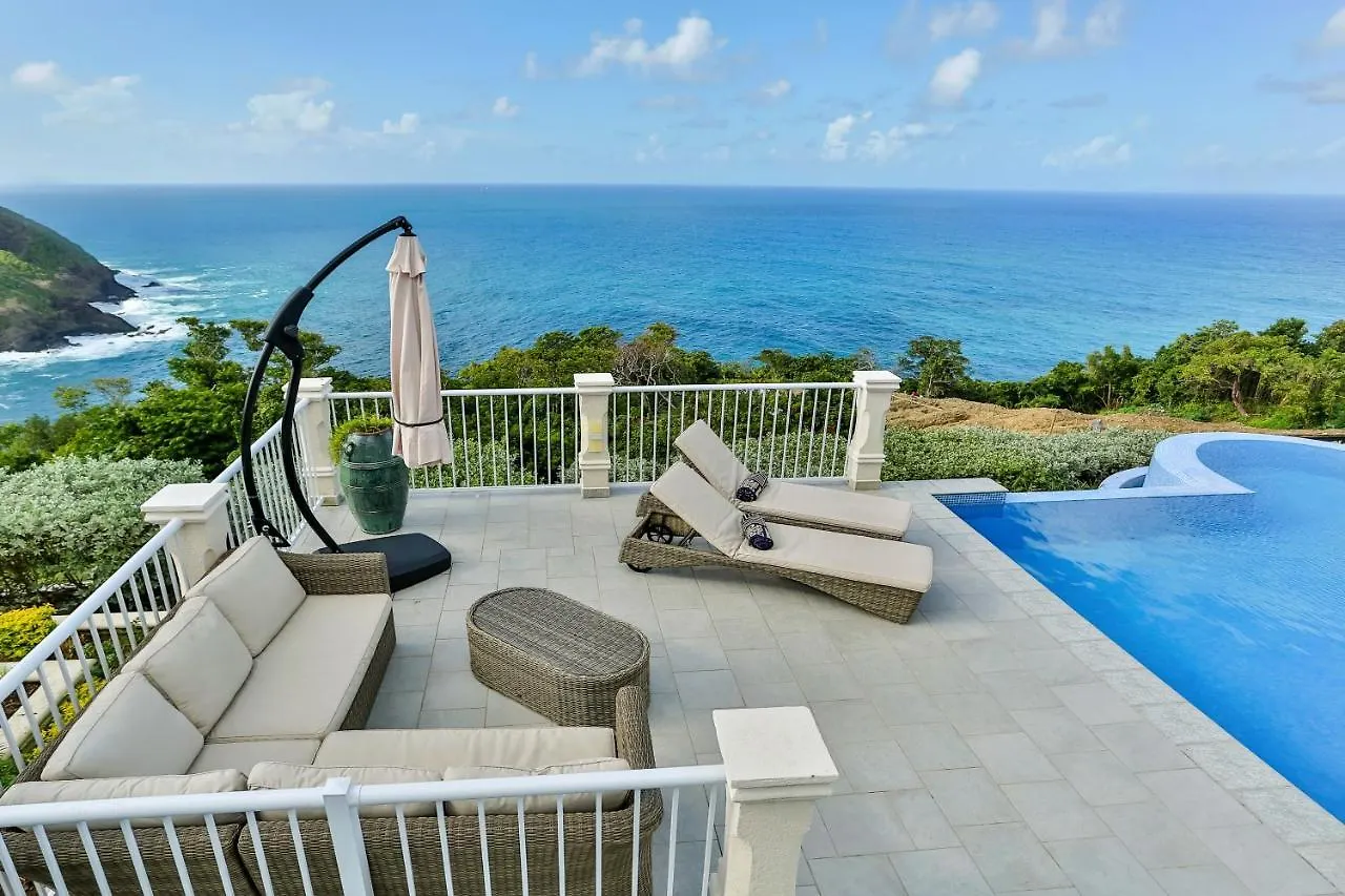 Cayman Villa - Contemporary 4 Bedroom Villa With Stunning Ocean Views Villa Cap Estate 0*,  Svatá Lucie